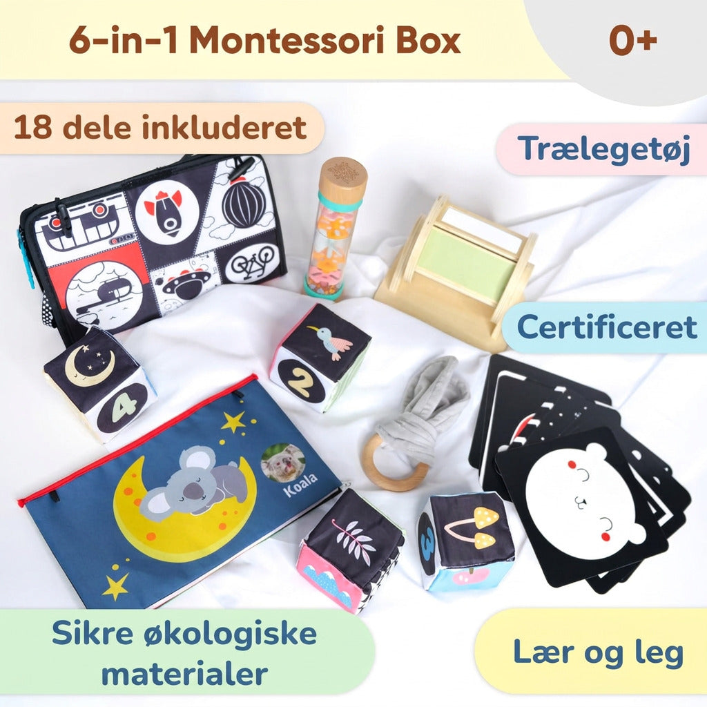 Montessori Play Box – 0–6 Months